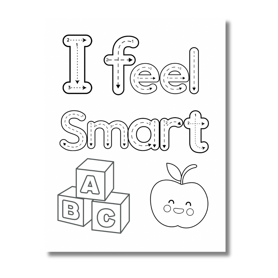 Pre k Children's Empowerment Coloring Book