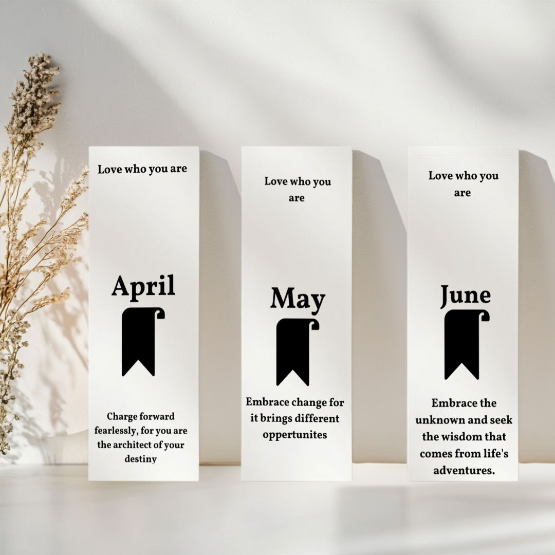 Jan-December Birth month Bookmarks