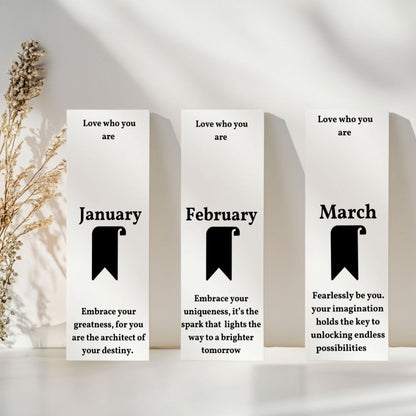 Jan-December Birth month  Bookmarks
