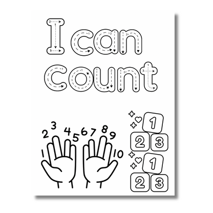 Pre k Children's Empowerment Coloring Book
