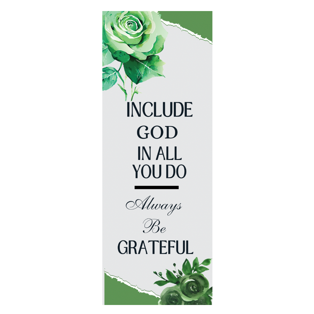 Include God In All You Do Bookmark