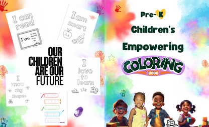 Pre k Children's Empowerment Coloring Book