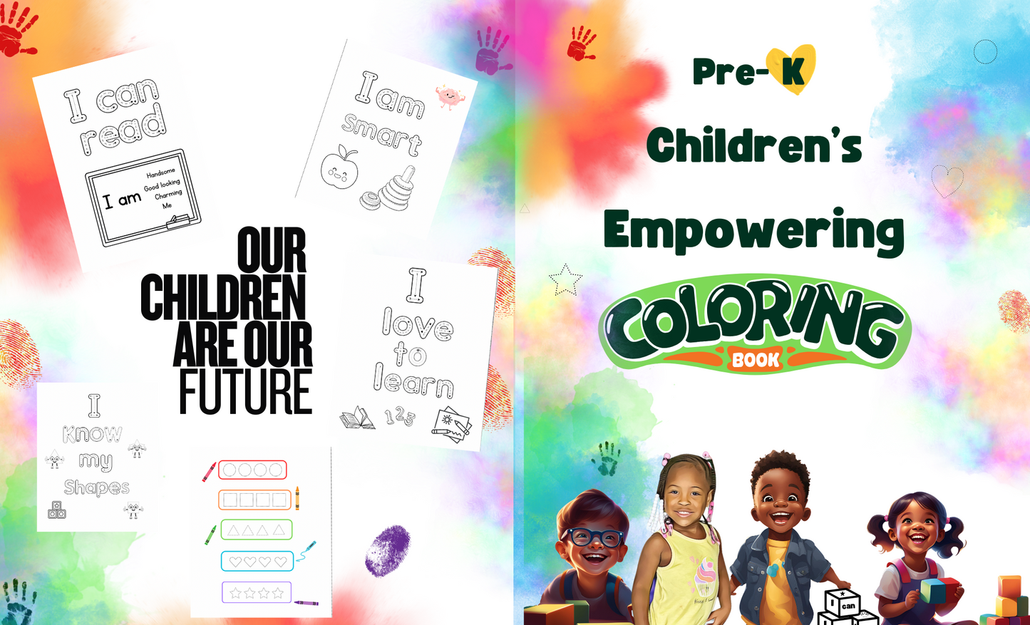 Pre k Children's Empowerment Coloring Book