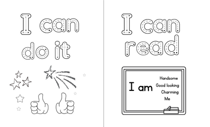 Pre k Children's Empowerment Coloring Book
