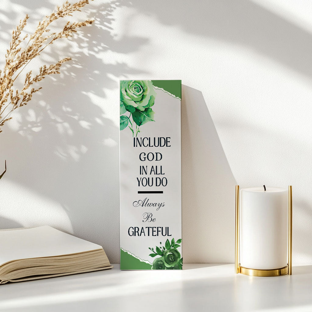 Include God In All You Do Bookmark