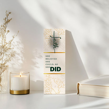 She Believed She Could, So She Did Bookmark